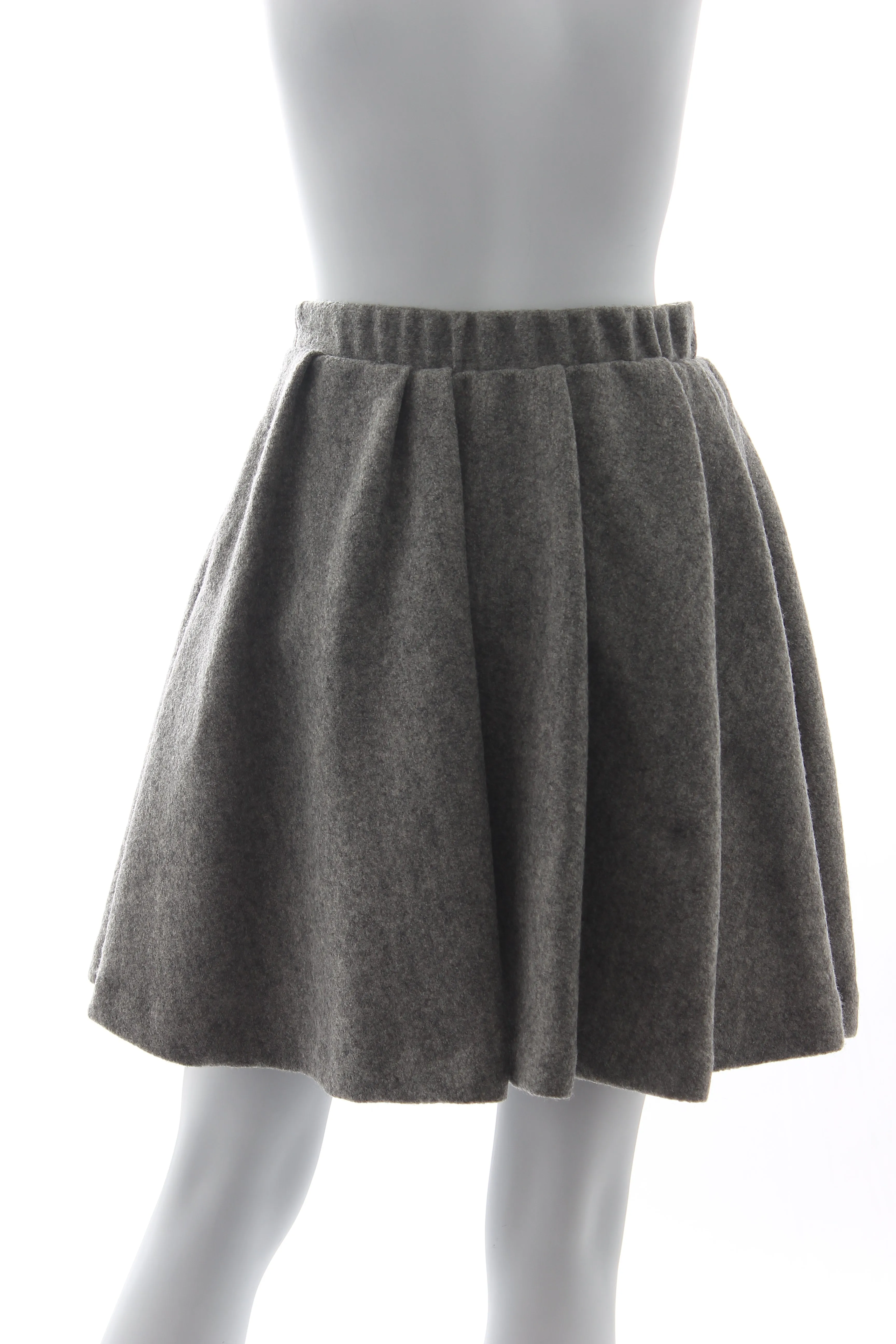 Acne Studios Romantic Felt Wool Skirt