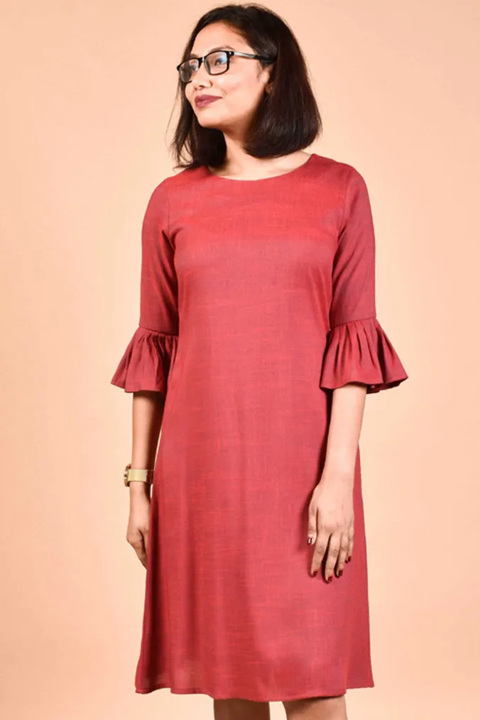 Audrey Rayon Shift Dress
