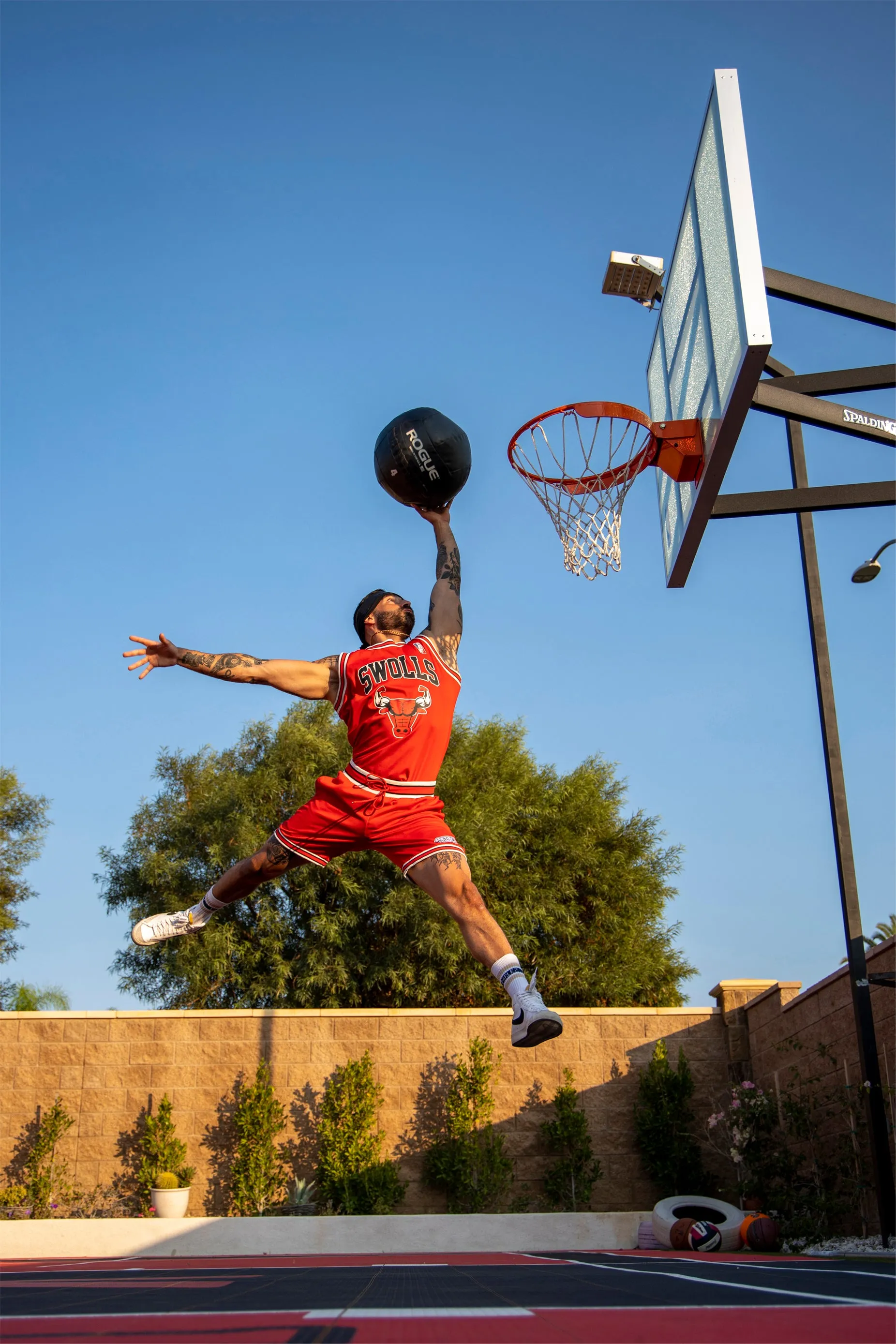 BSL Swolls Basketball Jersey Shorts BSL102 - Red