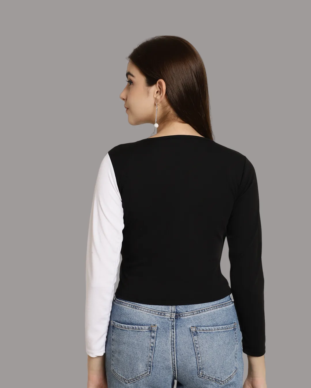 Chic Layered Monochrome Top