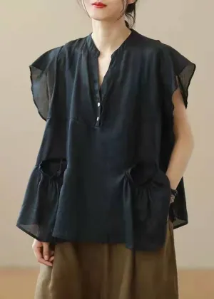 Chic Patchwork Fall Top
