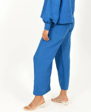 Classic Linen Pants Blue