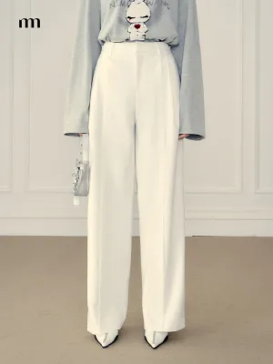 Classic Wide-leg Neat Pants