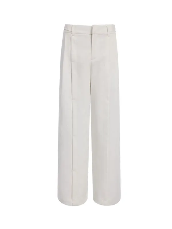 Classic Wide-leg Neat Pants
