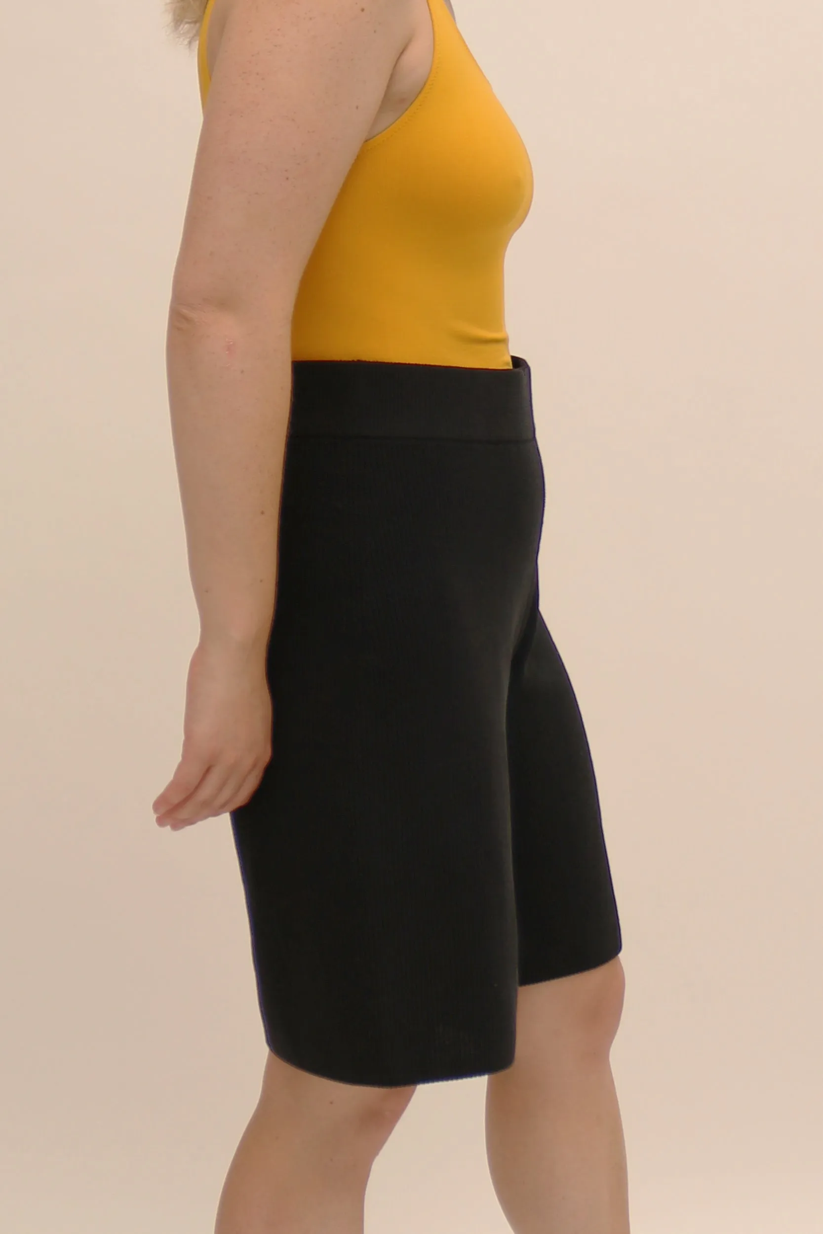 COS RIBBED KNITTED SHORTS