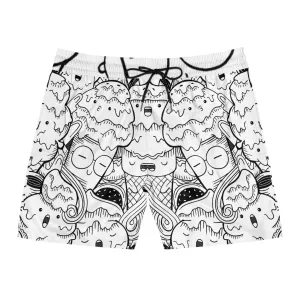 Doodle Icecream - Inovax Men's Mid-Length Swim Shorts