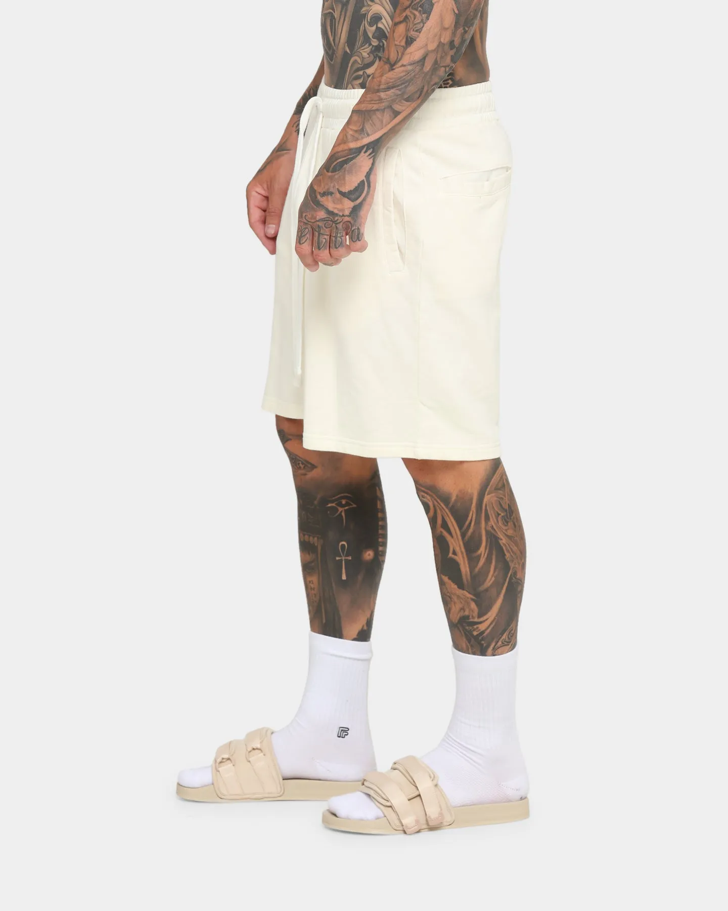 EN ES Cozy Premium Shorts Off White