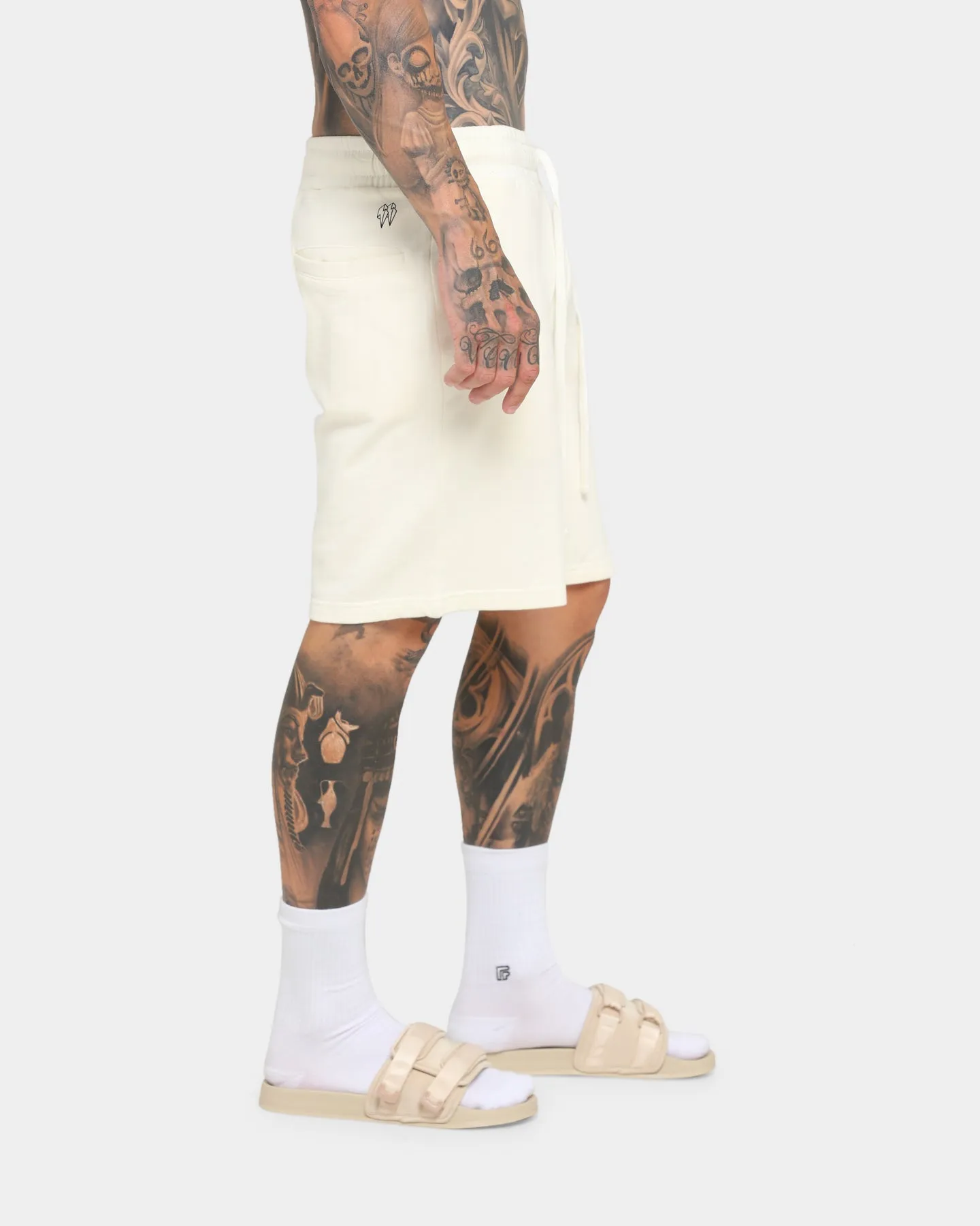 EN ES Cozy Premium Shorts Off White