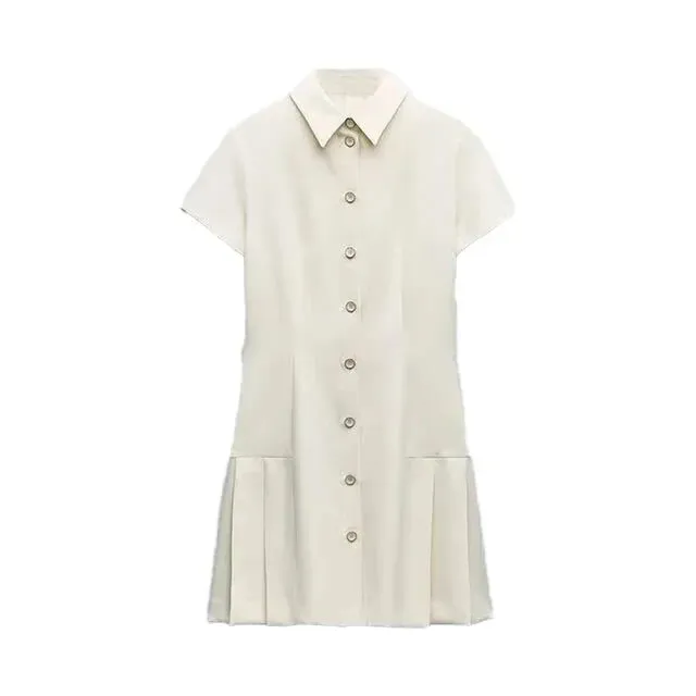 Flytonn- Mini Shirt Dress