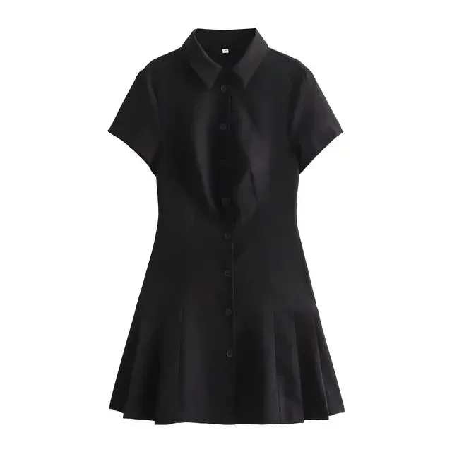 Flytonn- Mini Shirt Dress
