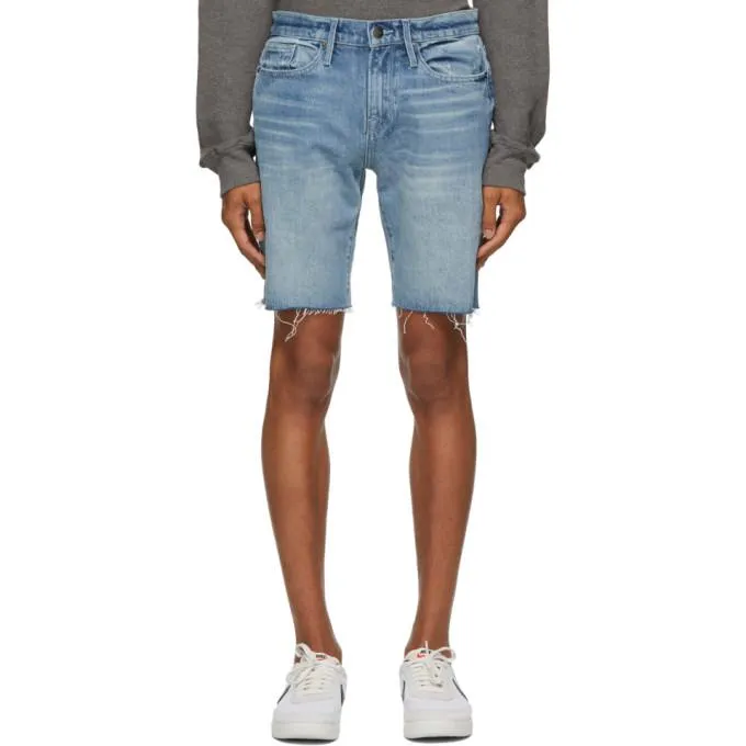Frame Blue LHomme Relaxed Cut-Off Shorts