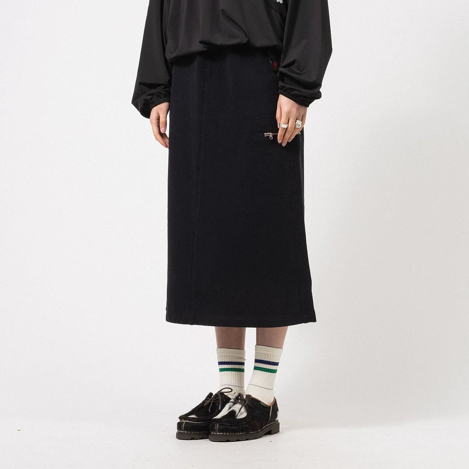 [GRAMICCI] CLASSIC SWEATSKIRT _ BLACK