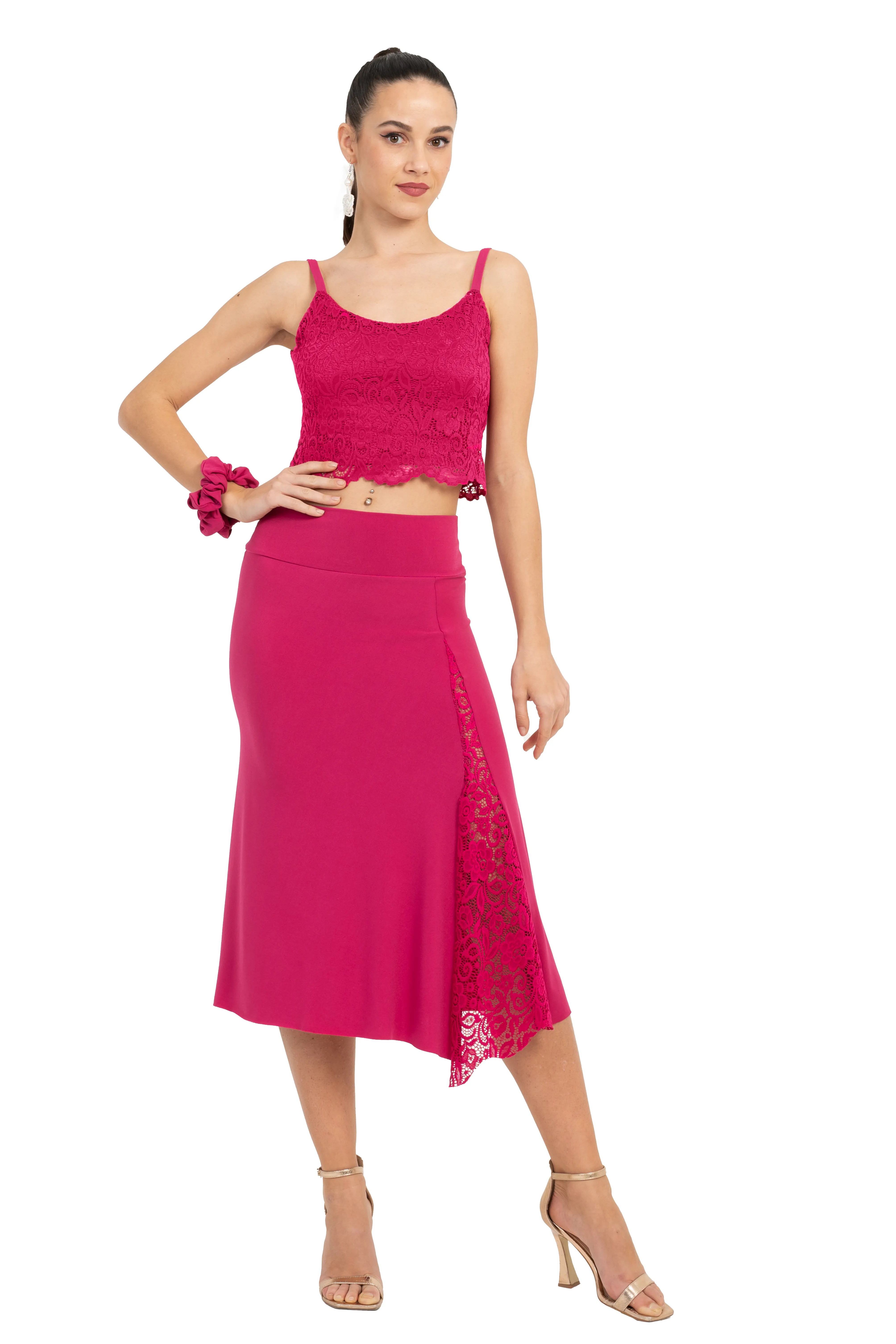 Guipure Lace Tango Crop Top