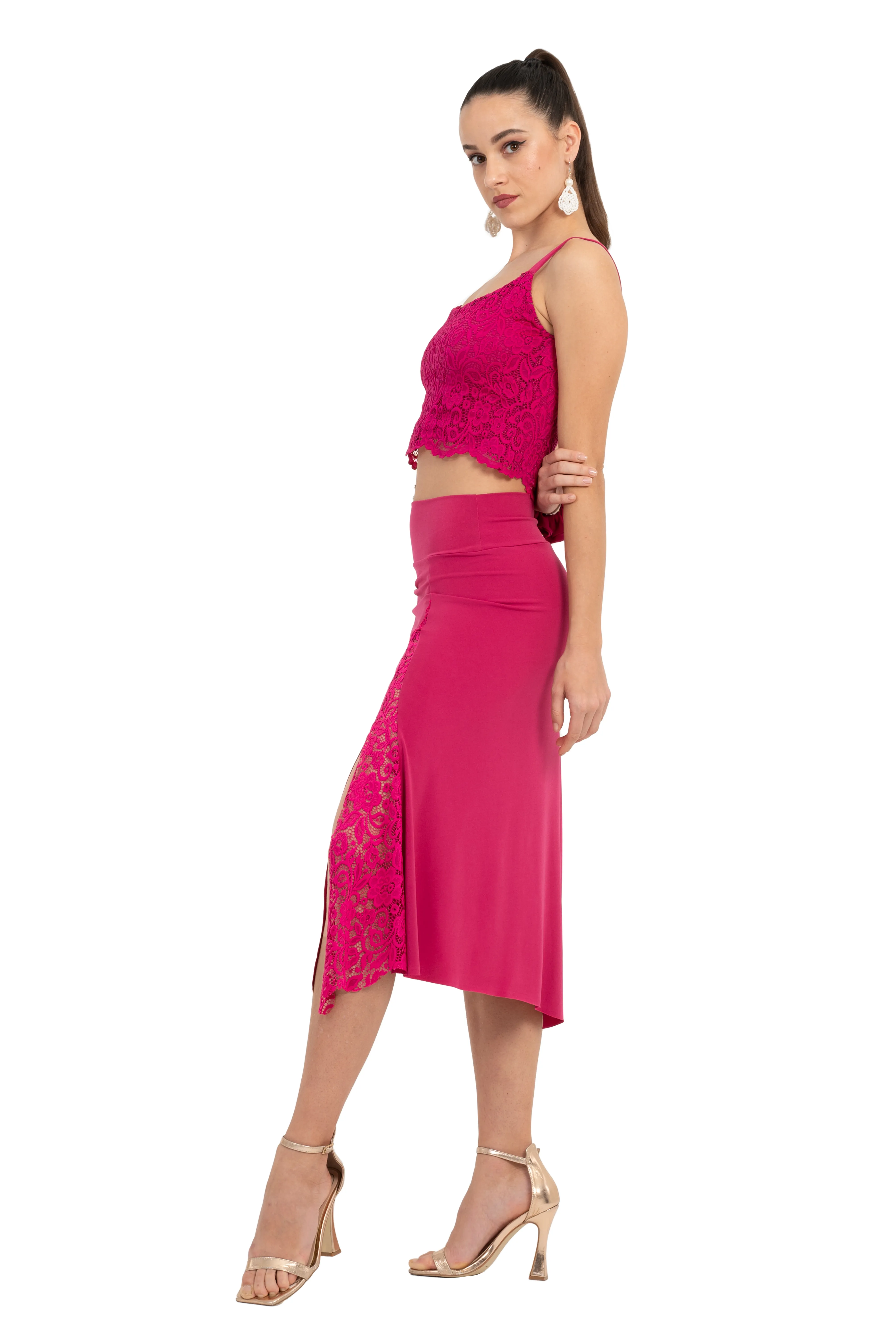 Guipure Lace Tango Crop Top