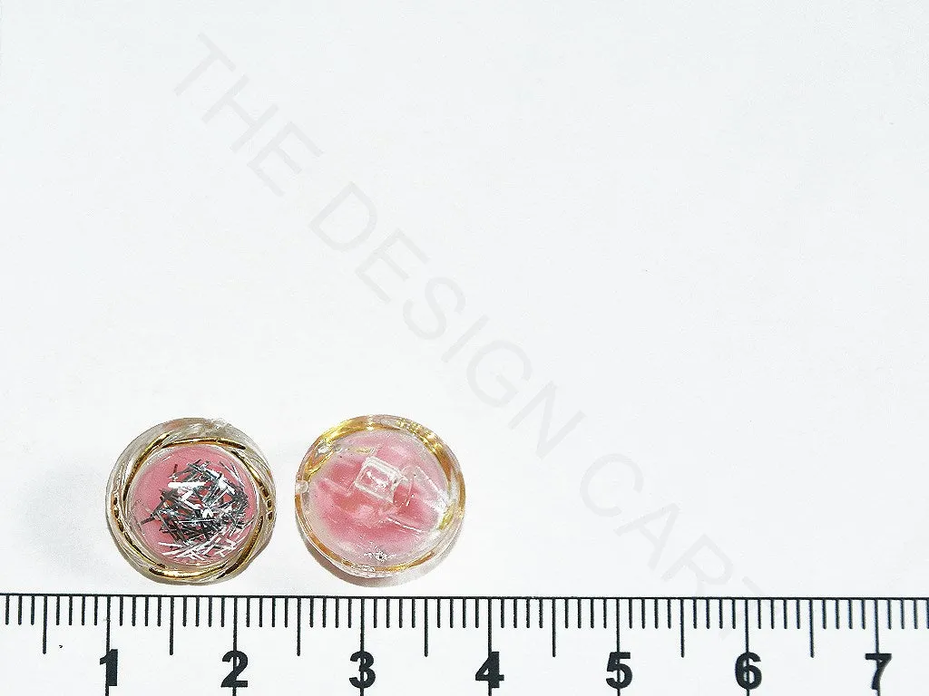 Light Pink Designer Acrylic Button