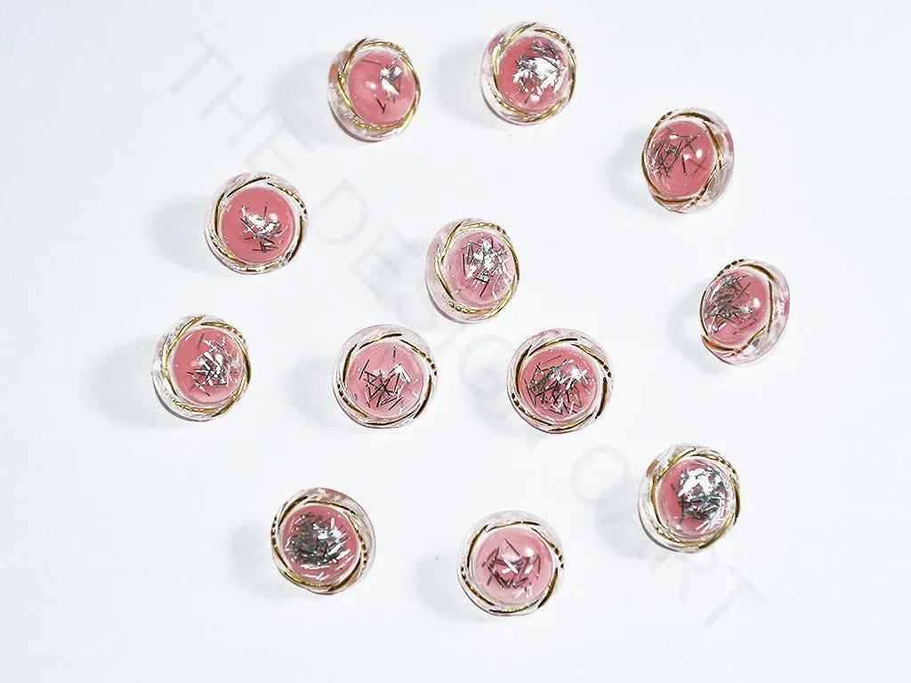 Light Pink Designer Acrylic Button