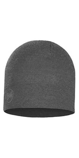 Midweight Merino Wool Hat Light Grey Melange