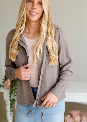 Mocha Light Weight Jacket