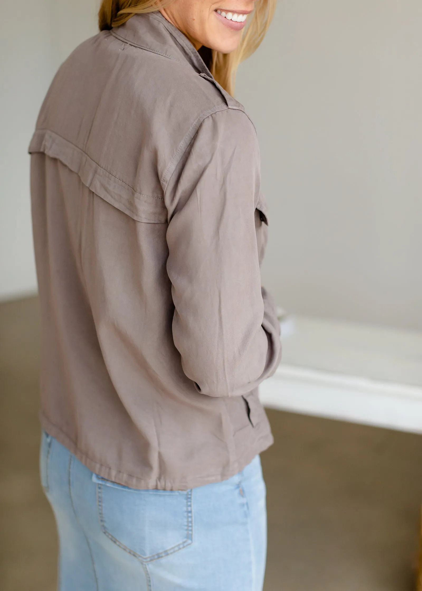 Mocha Light Weight Jacket