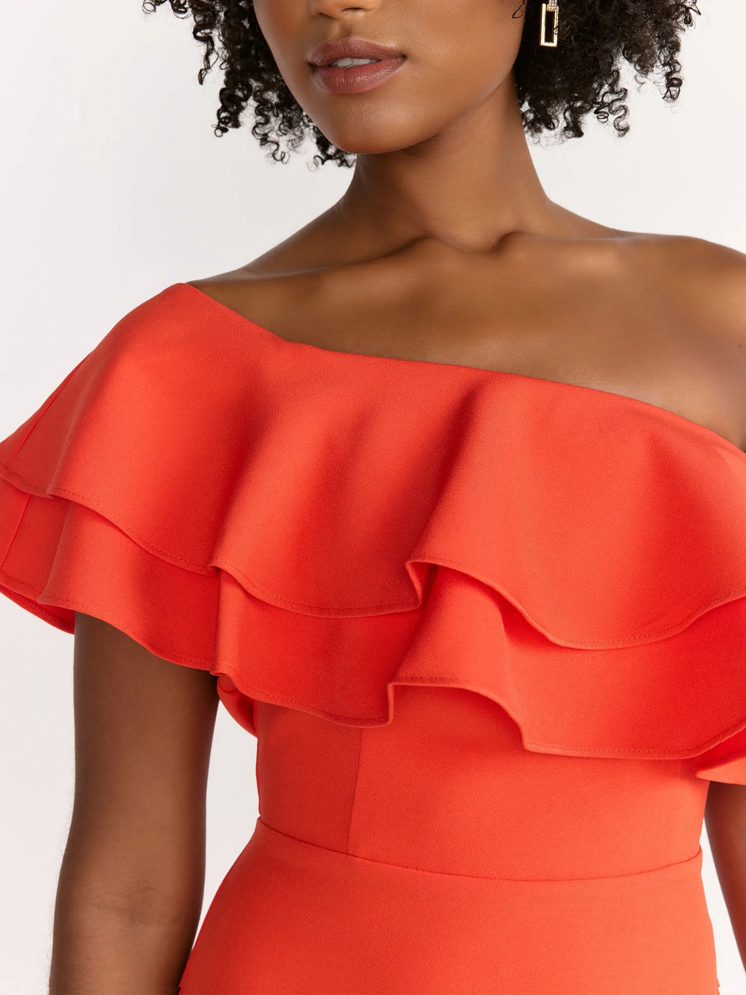 One Shoulder Mini Dress - Endless Rose
