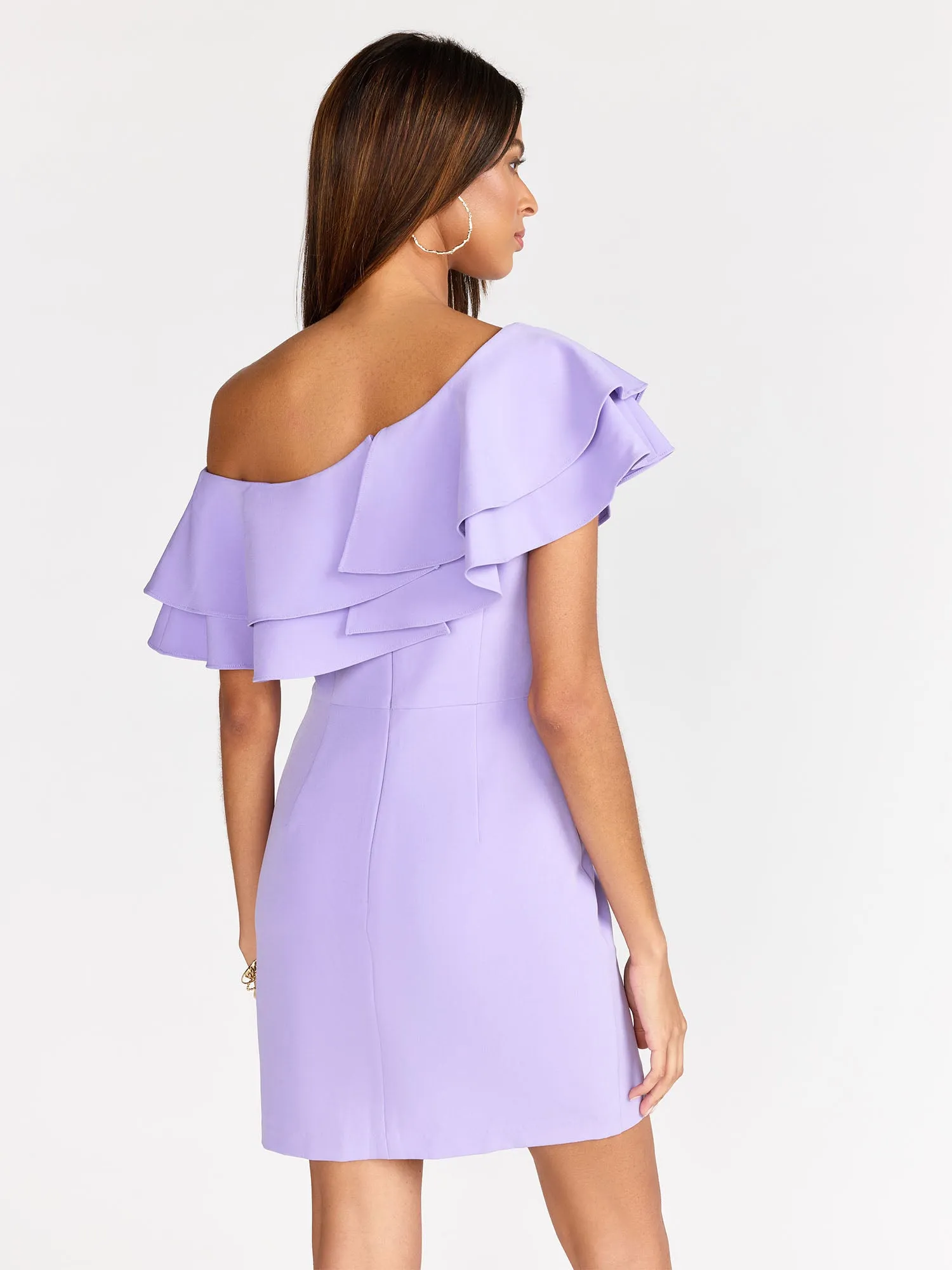 One Shoulder Mini Dress - Endless Rose