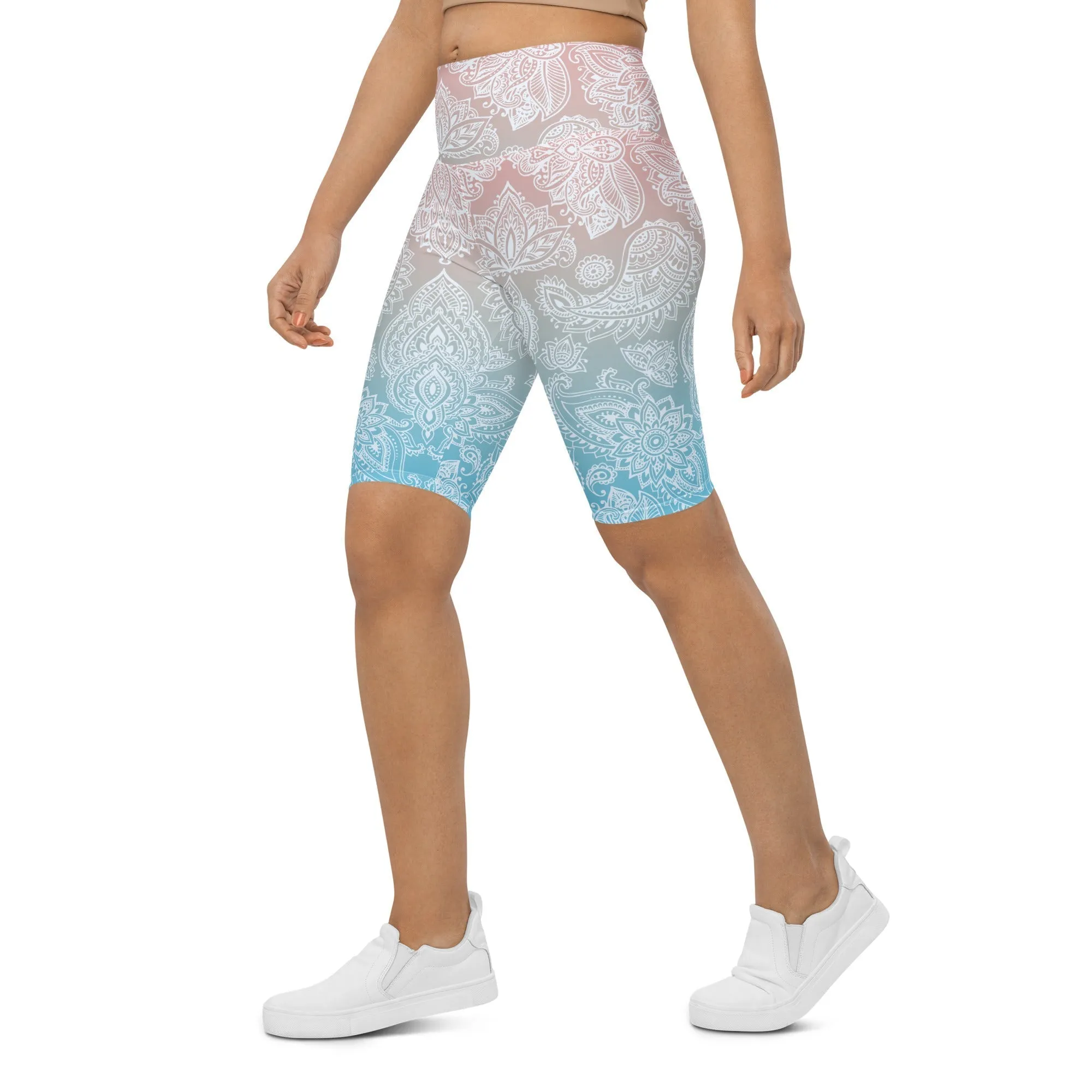 Pastel Spiritual Biker Shorts