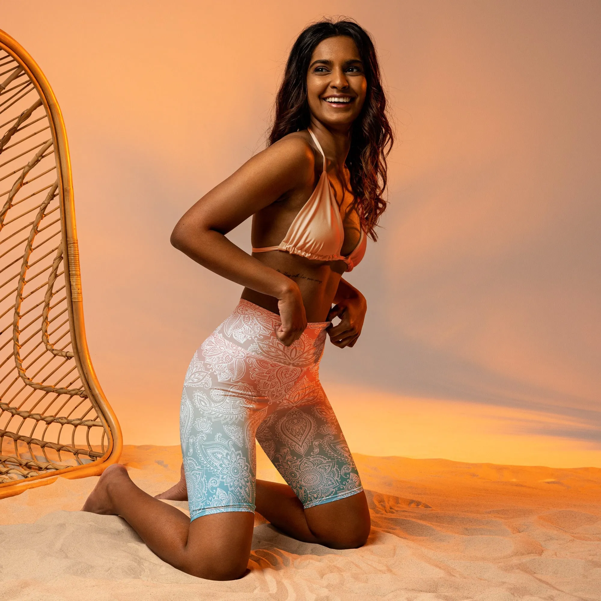 Pastel Spiritual Biker Shorts