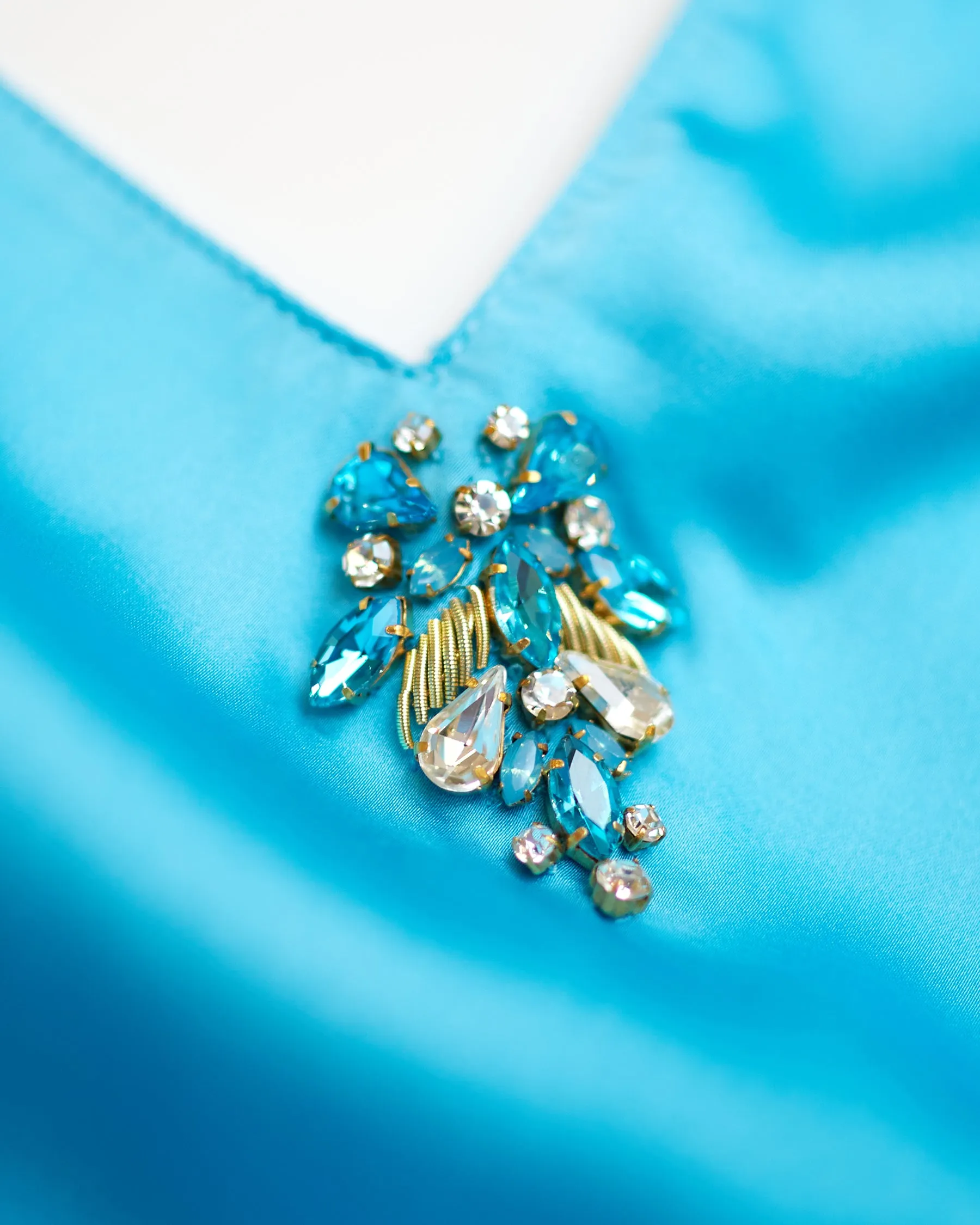 Serena Long Camisole Gown with Embellishment