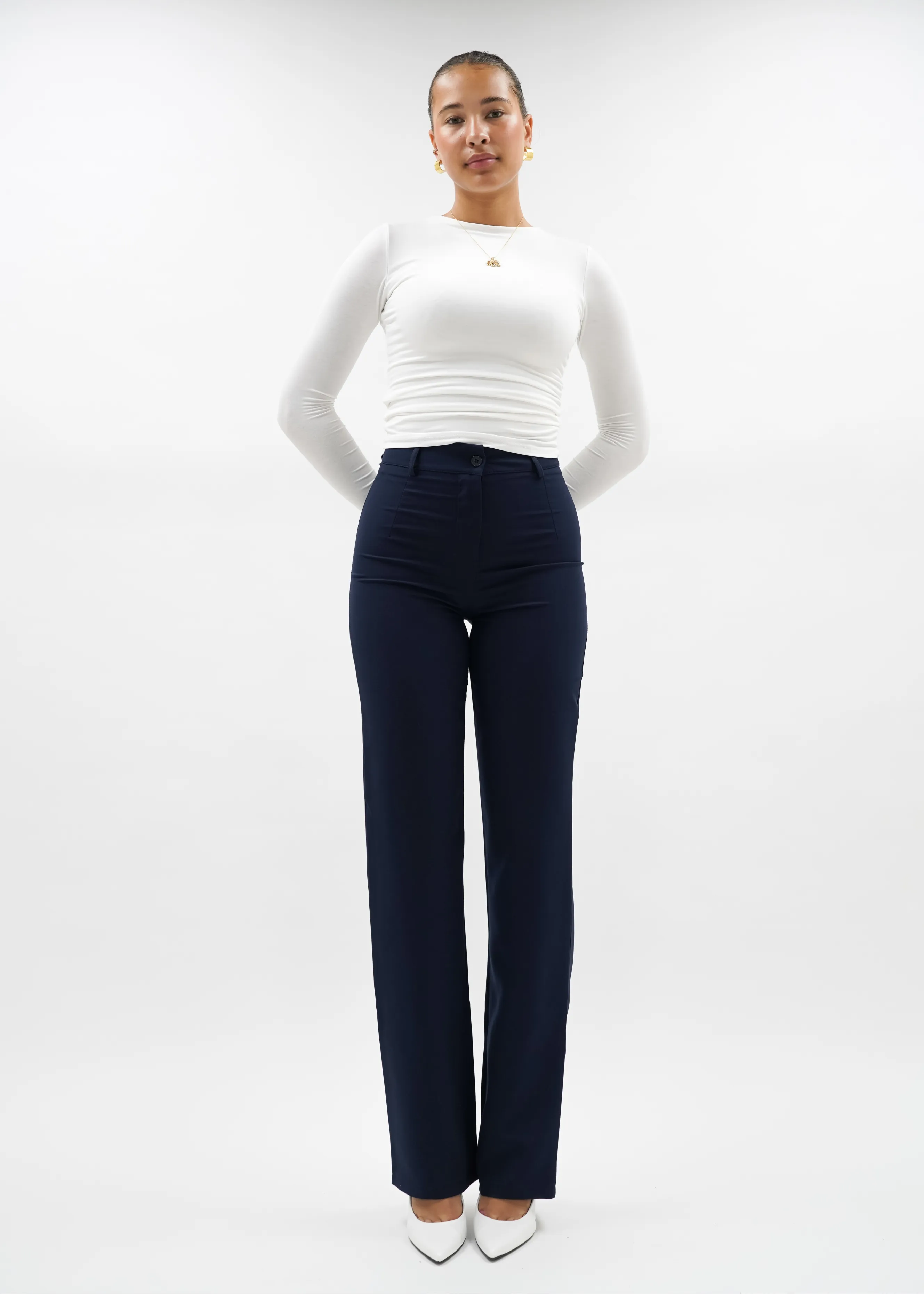 Straight leg pants classic night blue (TALL)
