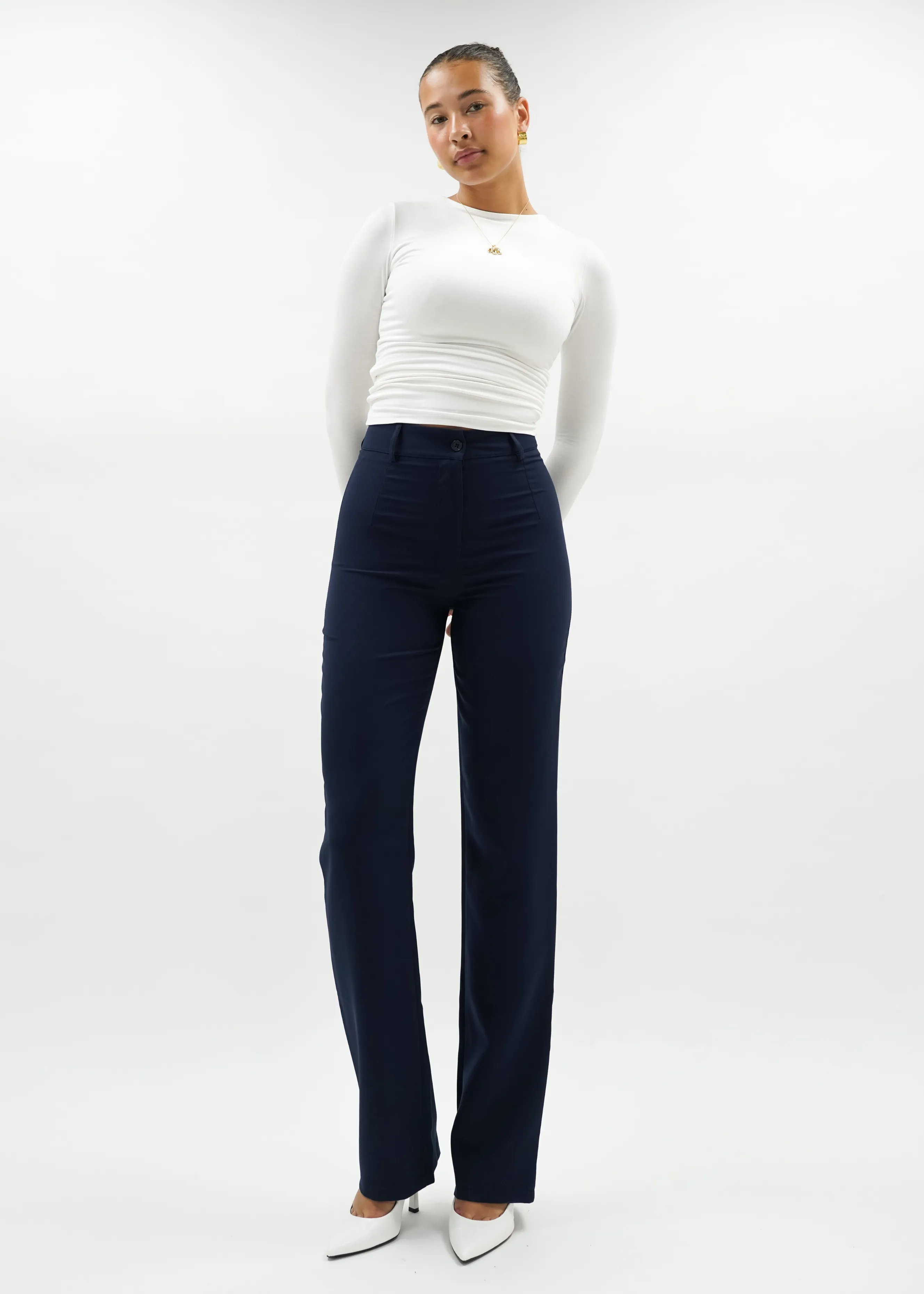 Straight leg pants classic night blue (TALL)
