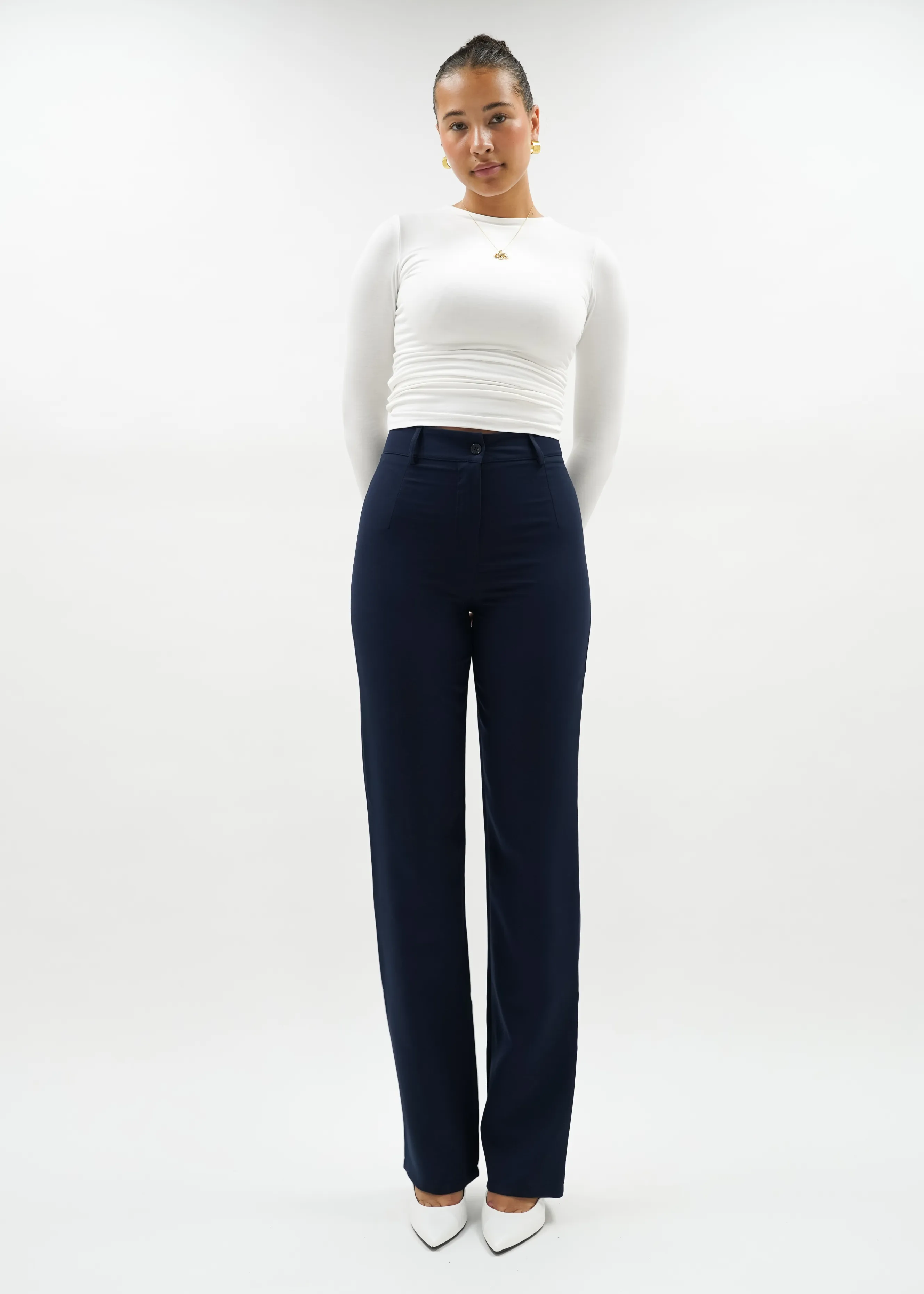 Straight leg pants classic night blue (TALL)