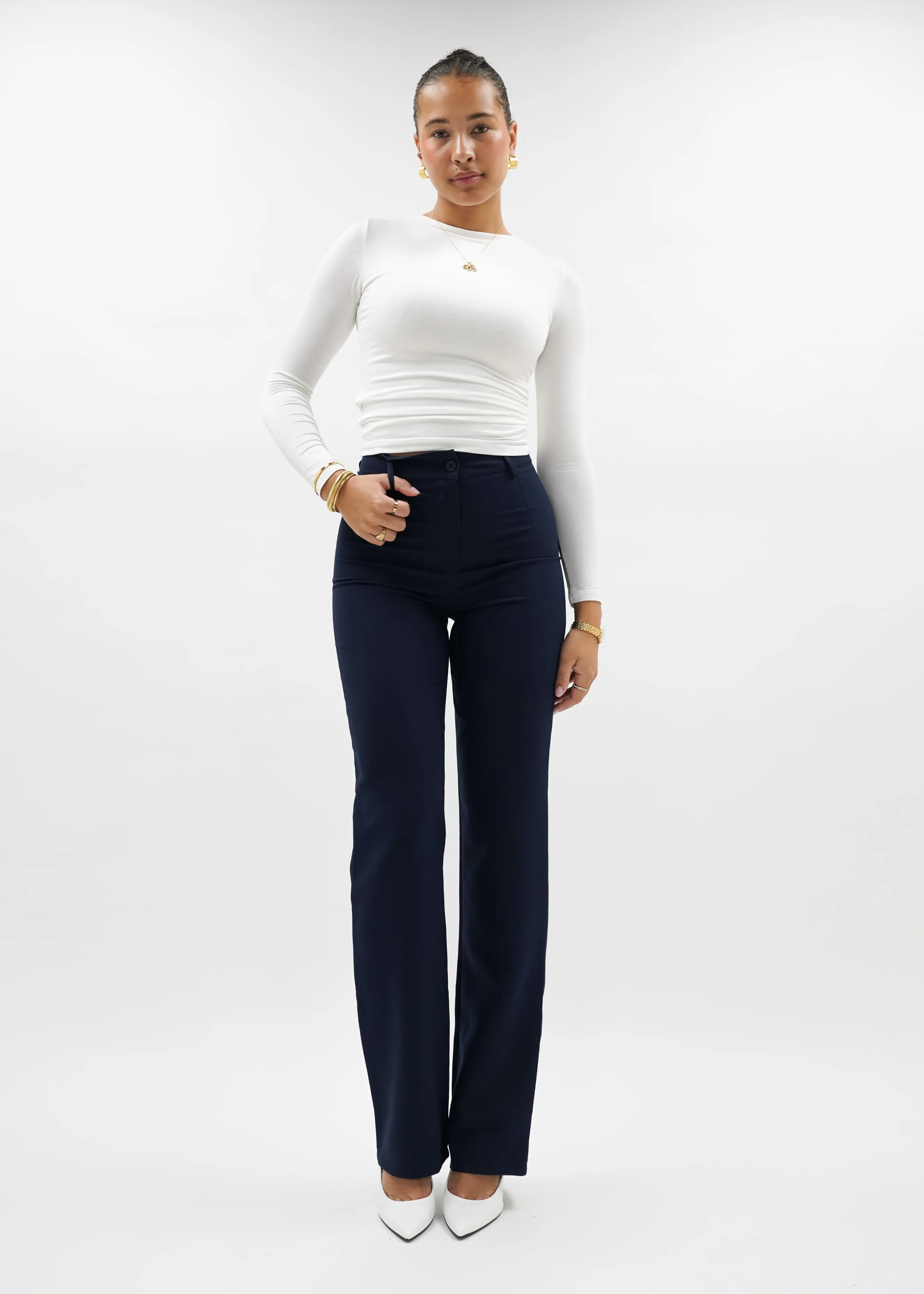 Straight leg pants classic night blue (TALL)