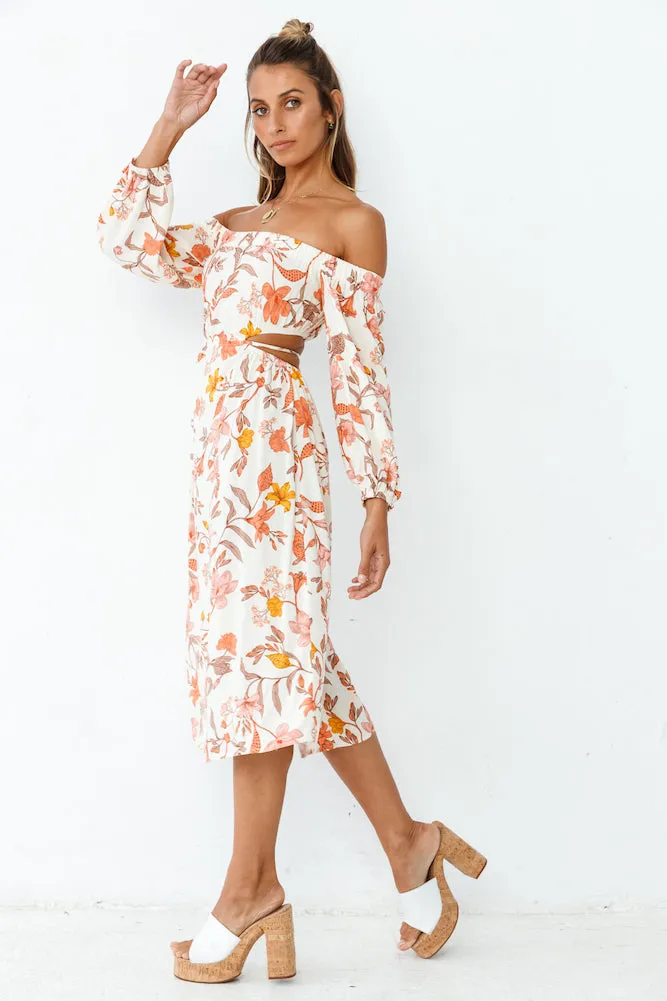 Sweet Caramel Midi Dress