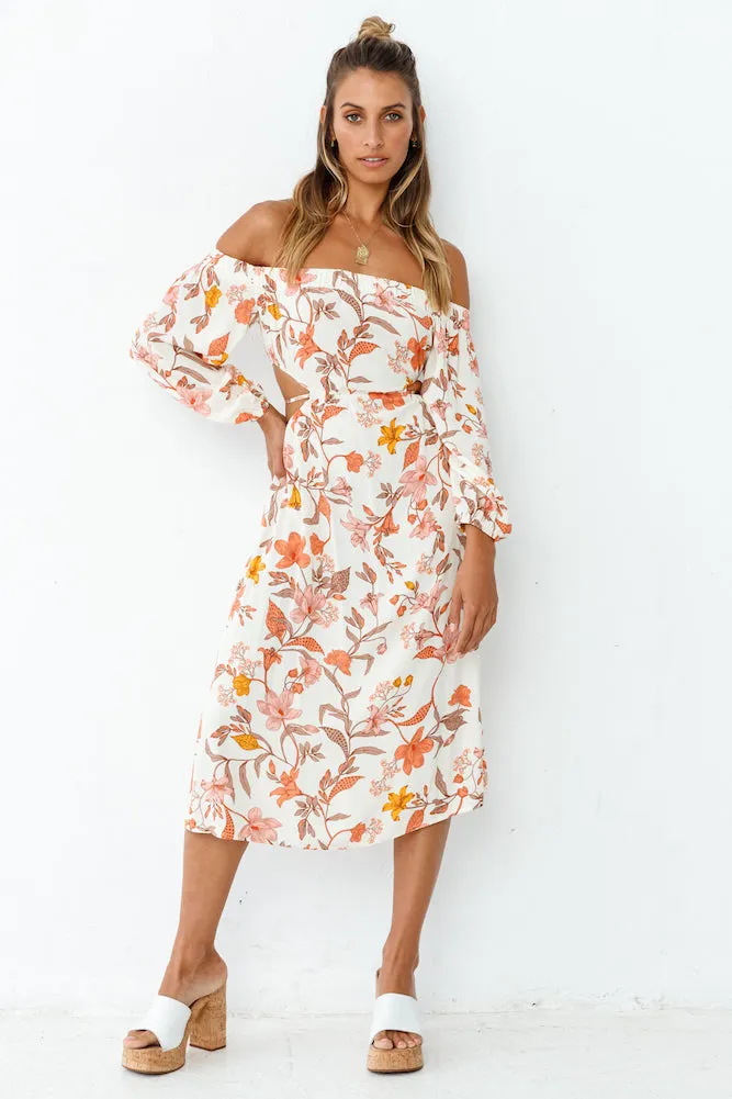 Sweet Caramel Midi Dress