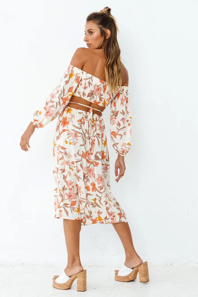 Sweet Caramel Midi Dress