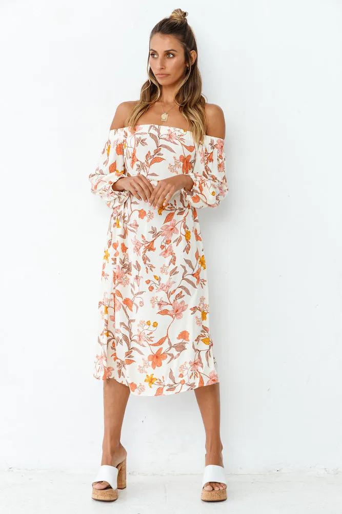 Sweet Caramel Midi Dress