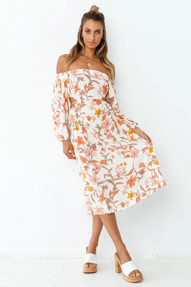 Sweet Caramel Midi Dress