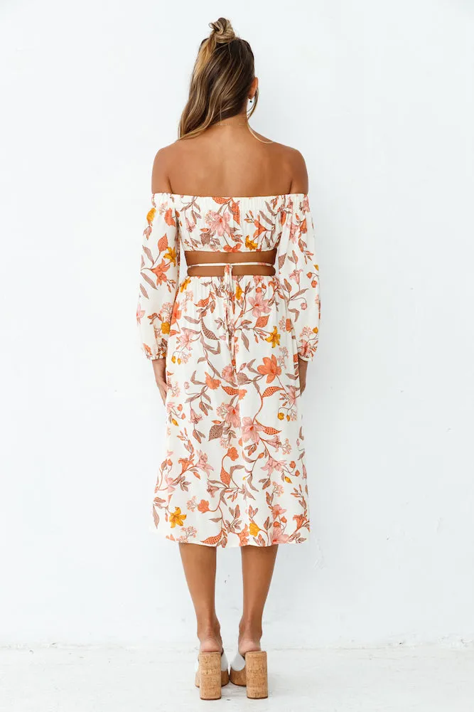 Sweet Caramel Midi Dress
