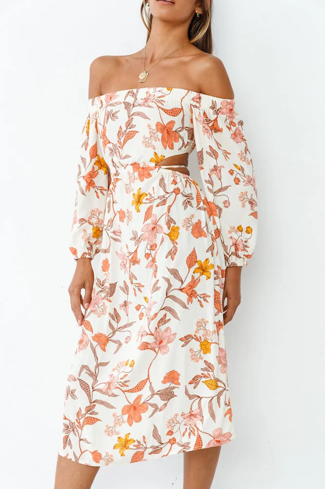 Sweet Caramel Midi Dress