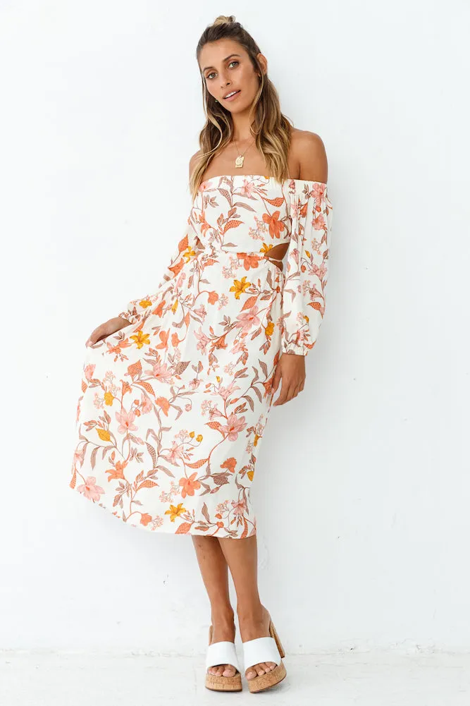 Sweet Caramel Midi Dress