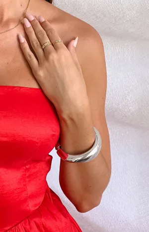 Tess Silver Cuff Bracelet