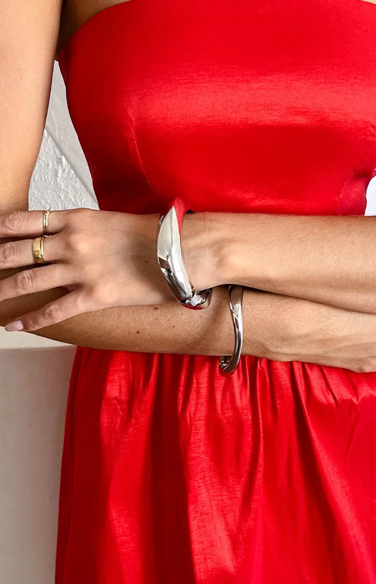 Tess Silver Cuff Bracelet