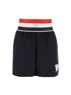 Twill Elastic Waistband Shorts
